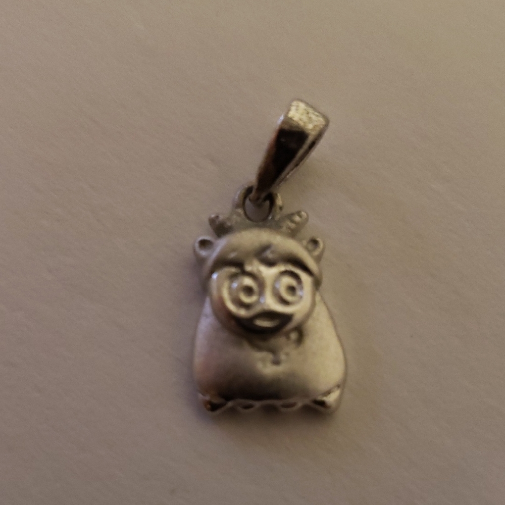 Sterling Sliver 925 Small Pet Charm Pendant - Cute Character Design